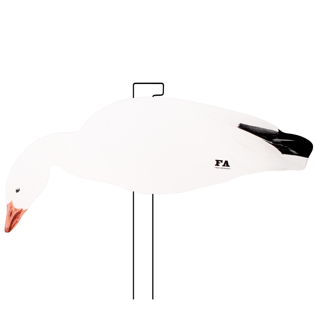 Last Pass Snow Goose Silhouette Decoys With Structured Silhouette Bag, 60 Pack