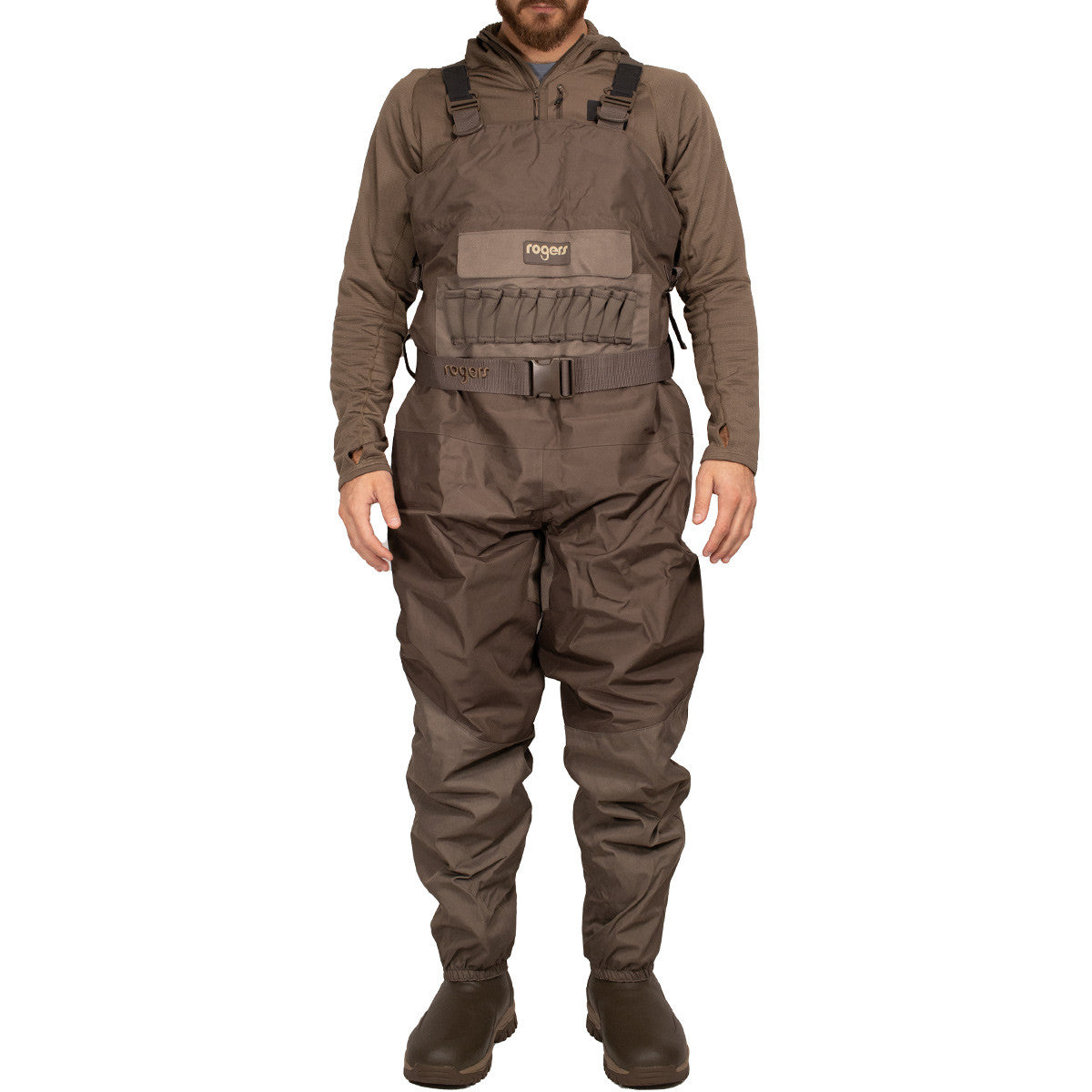 Rogers Elite 2-In-1 Insulated Breathable Wader Image in Brown