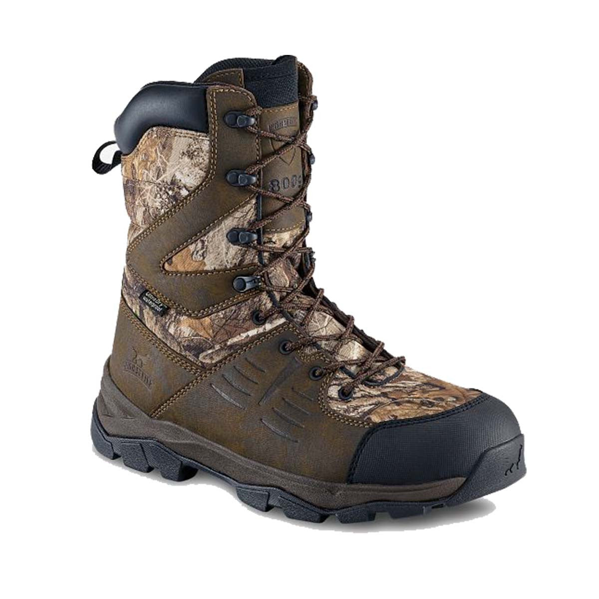 Irish Setter Terrain 10" Waterproof 800G Lace Up Boots Image in Realtree Edge