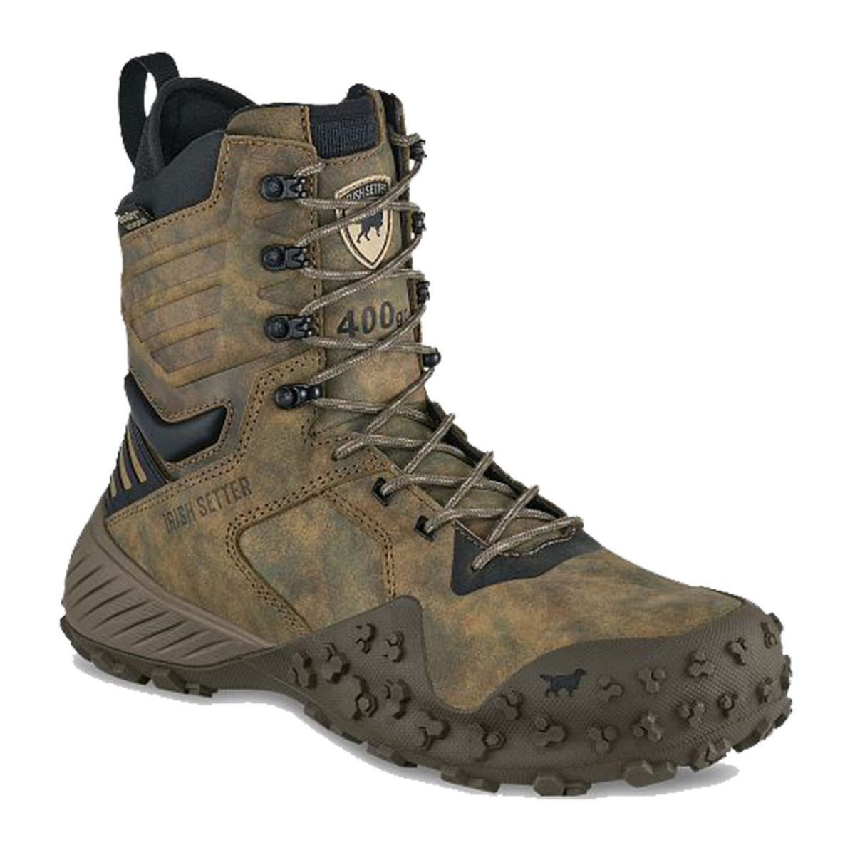 Irish Setter VaprTrek 8" 400g Waterproof Leather Camo Boot Main Image