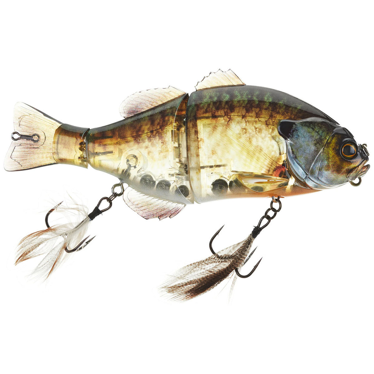 Image of the Jackall Gantarel RT Swimbait in Ghost Gill Crappie