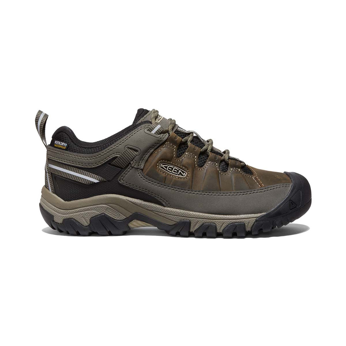 Keen Targhee III Waterproof Shoes Image in Bungee Cord-Black