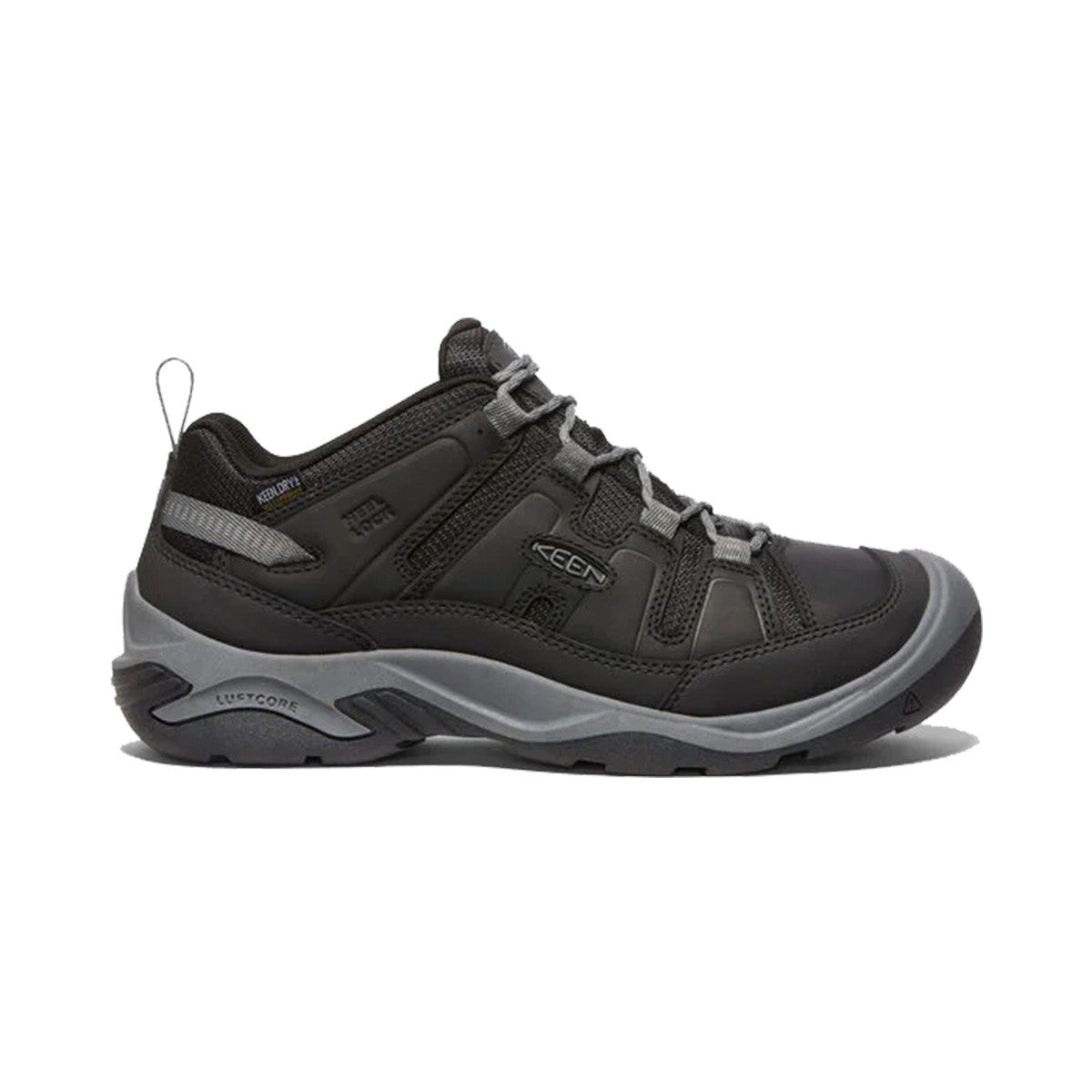 Keen Men's Circadia Waterproof Boot Image in Black Steel Grey Black-Steel Grey