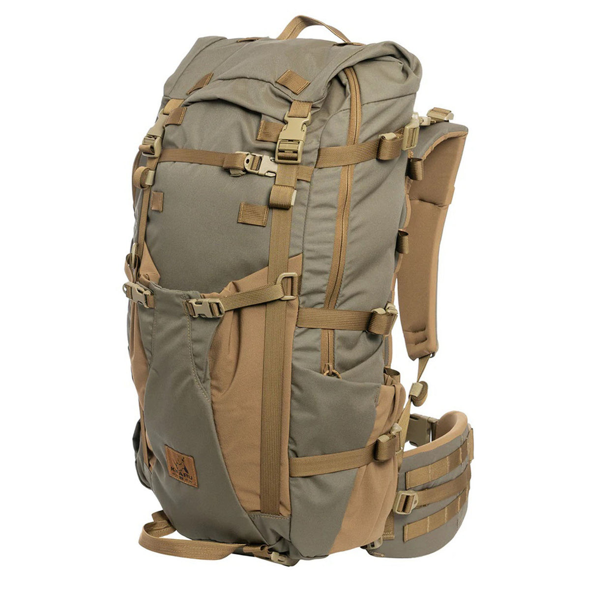 Kifaru Bedlam Pack with 25" Ark Frame Front Angled Image