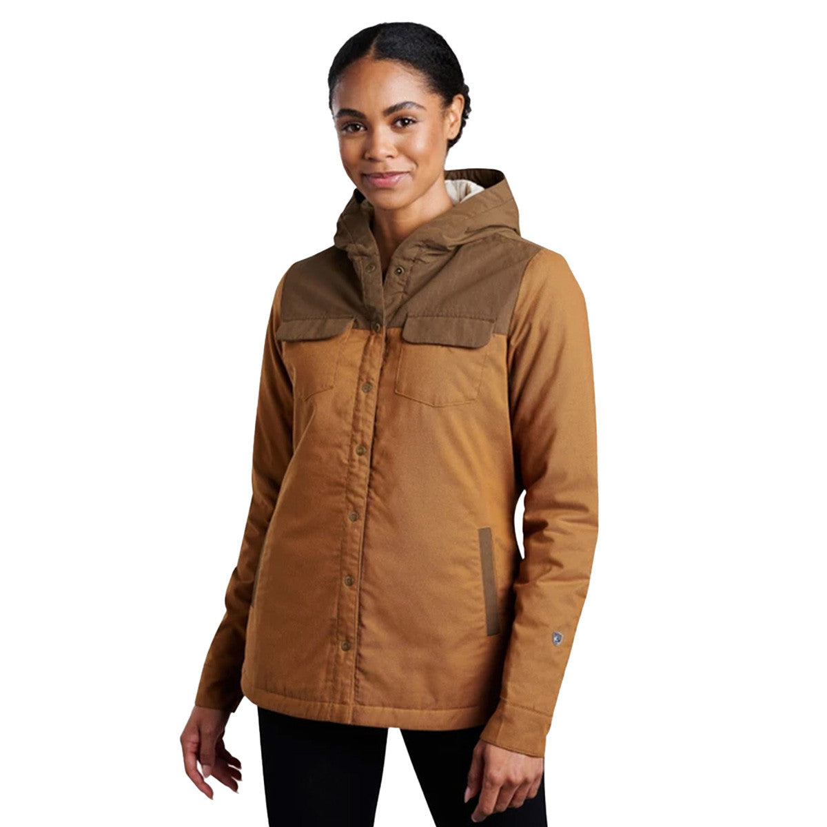 Kuhl Women's Artisan Hooded ShirtJak - Dark Carbon