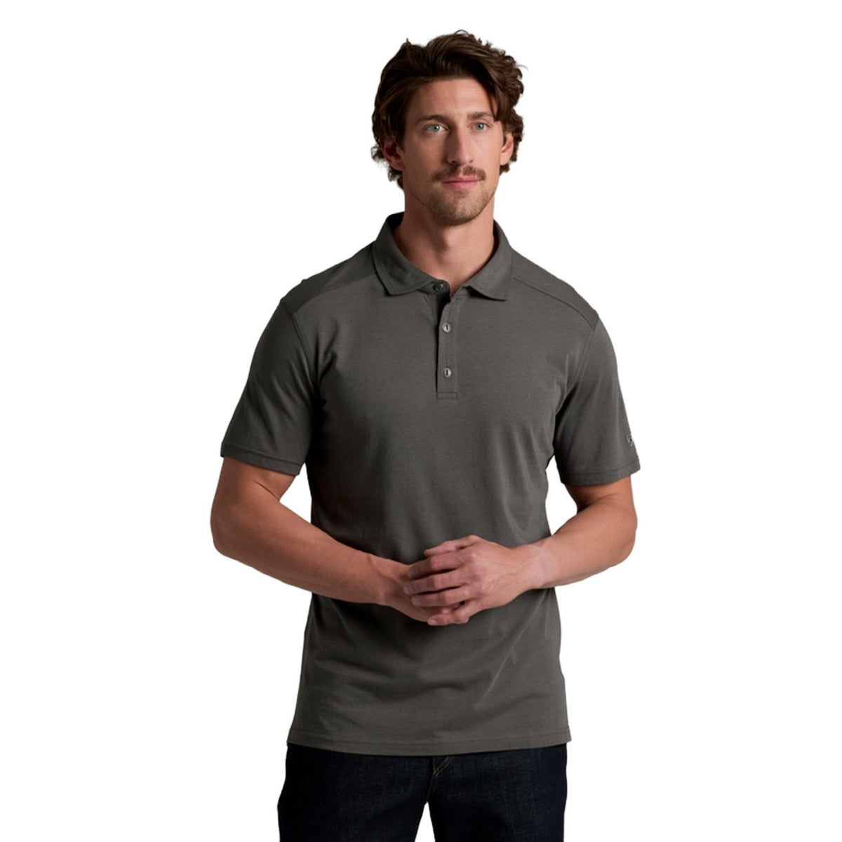Image of the Kuhl De Fakto Polo in Carbon.