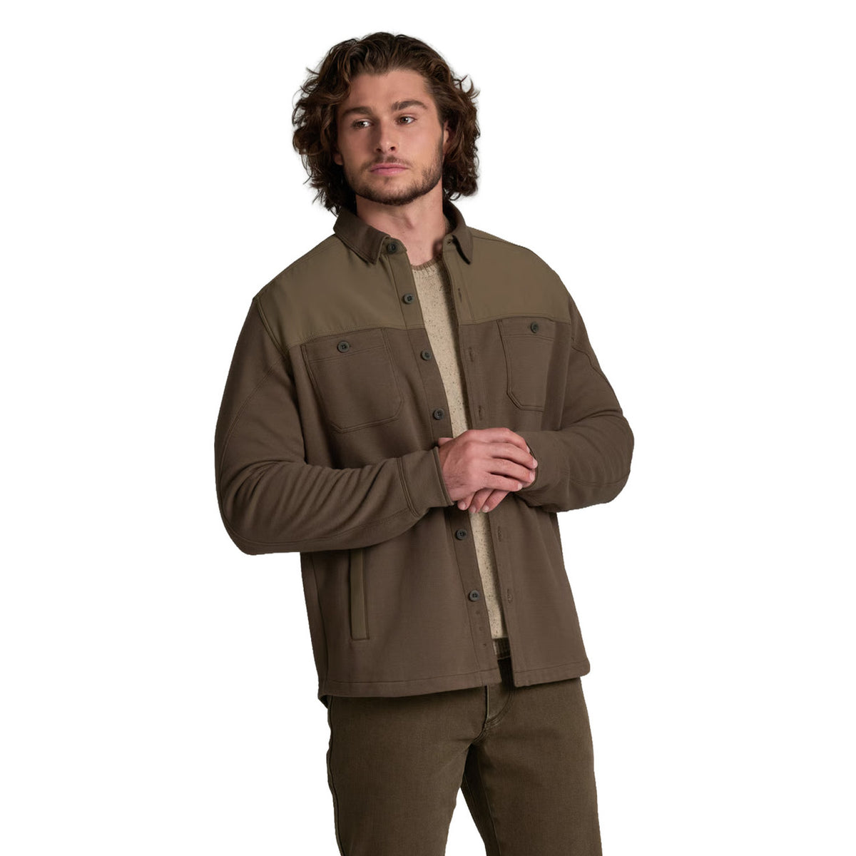 Image of the Kuhl Relentr Shirt-Jac in Kanteen.