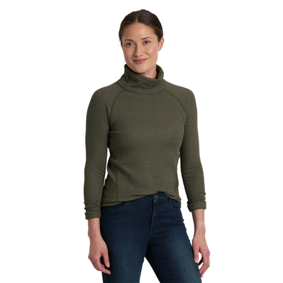Kuhl Women's Petra Turtleneck, DARK MOSS