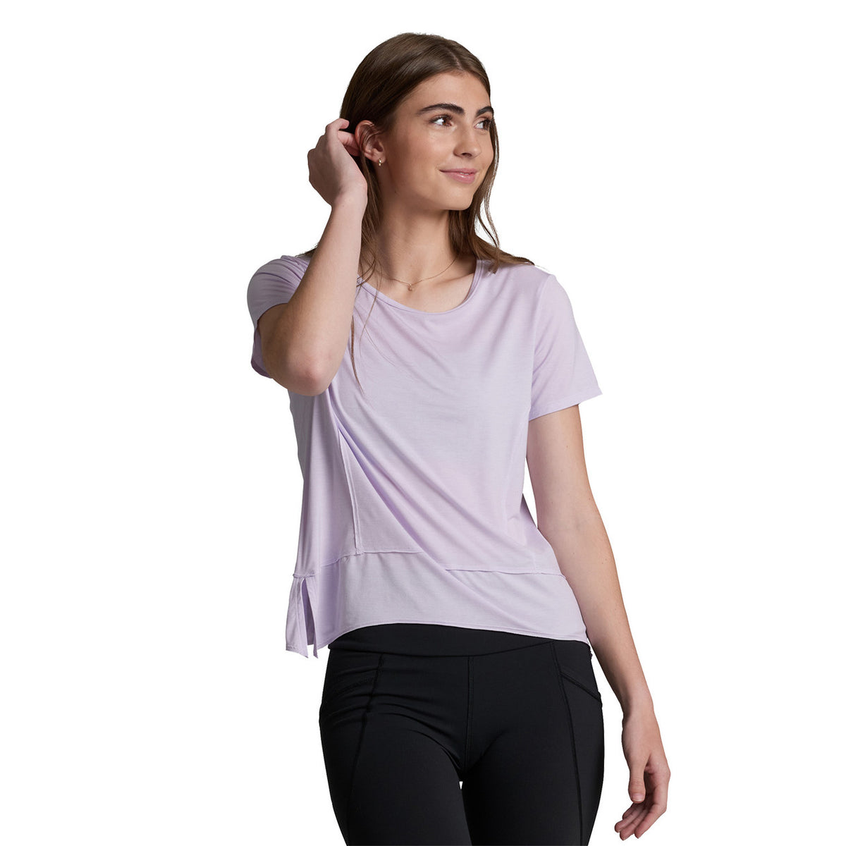 Image of the Kuhl Women's Free-Flo Short-Sleeve Tee in Lilac