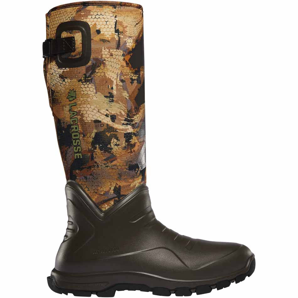 LaCrosse 16" Aerohead Sport Rubber Hunting Boot in Optifade Marsh image