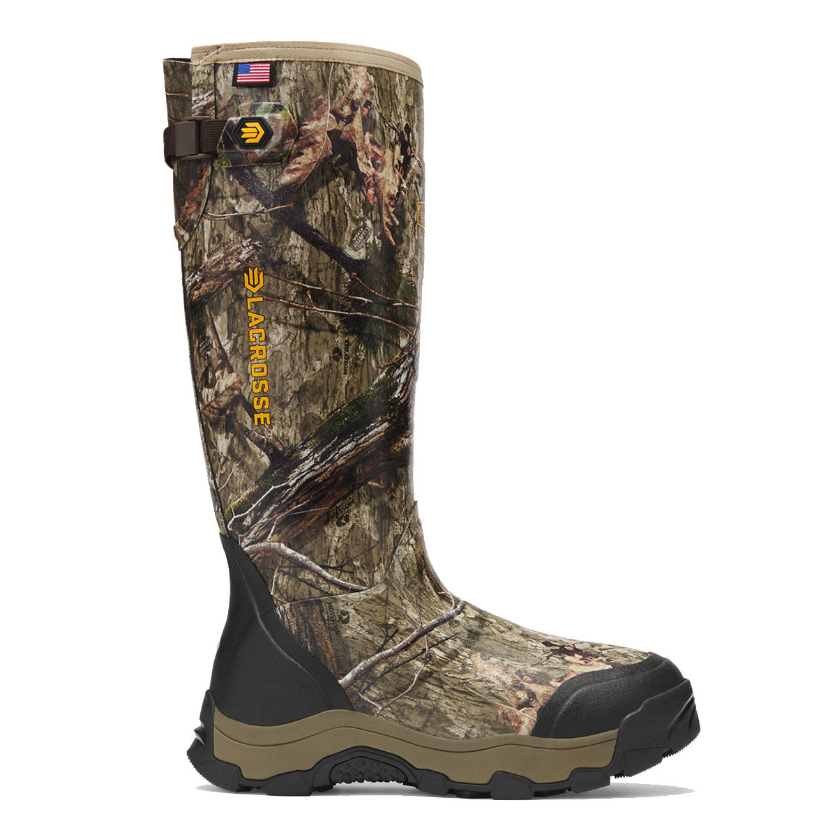 LaCrosse Alpha Evolution 17" 800G Rubber Hunting Boots Side Image
