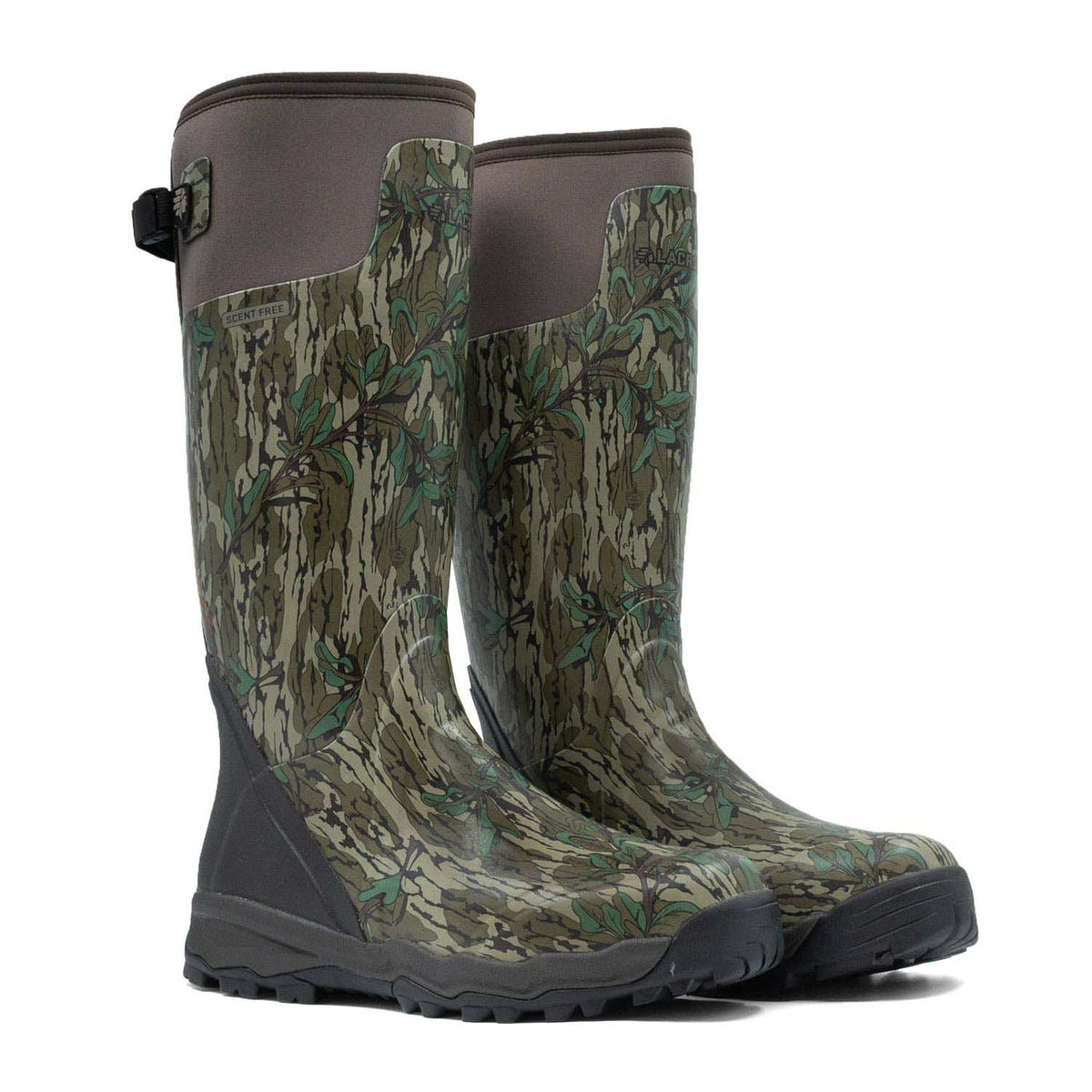 Image of the LaCrosse Alphaburly Pro 18" Hunting Boots in Mossy Oak Greenleaf image