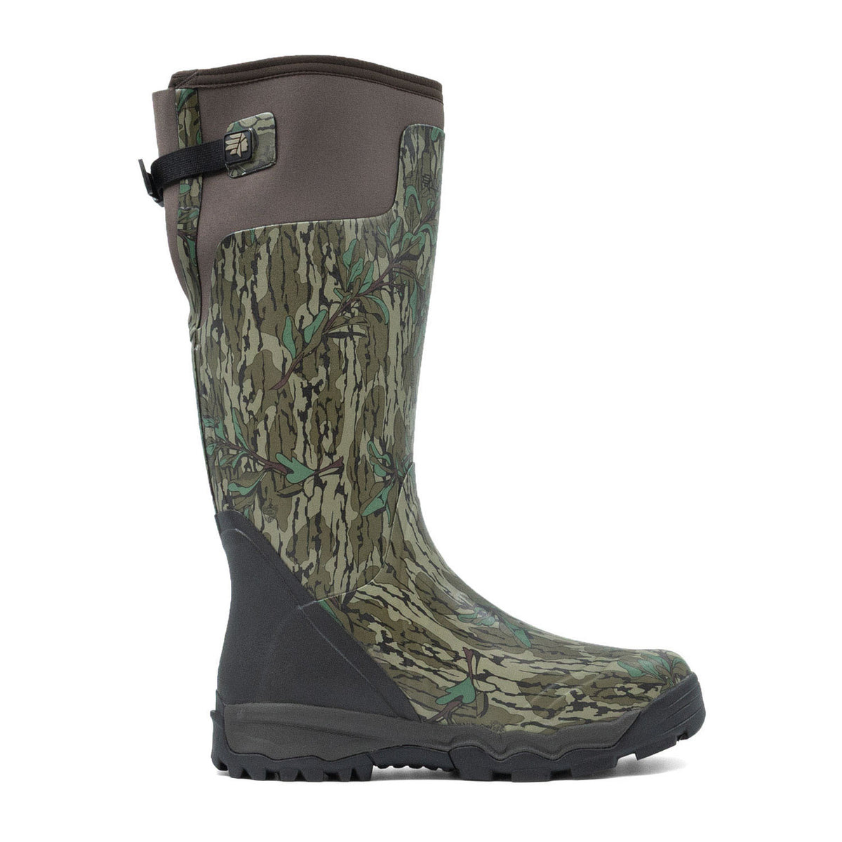 Side image of the LaCrosse Alphaburly Pro 18" Hunting Boots.