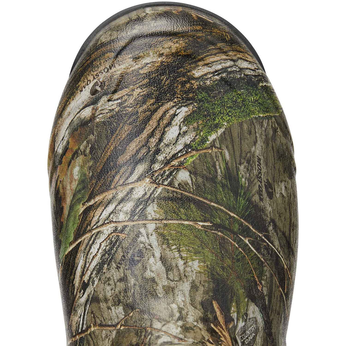 Toe image of the LaCrosse Alphaburly Pro 18" Mossy Oak Country DNA 1000G.