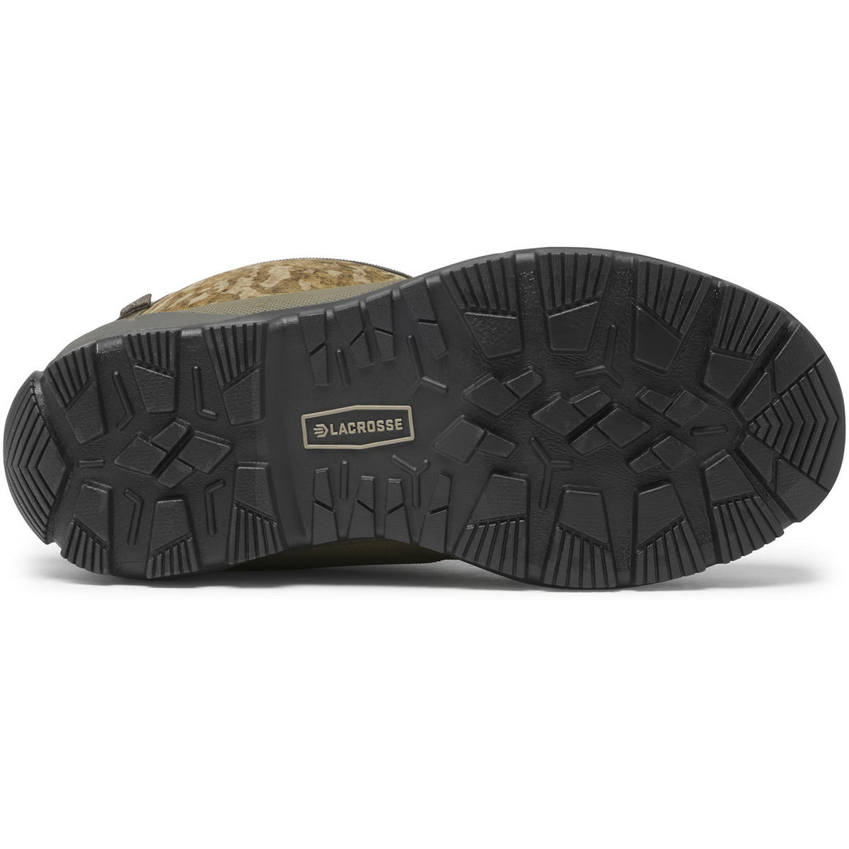 Bottom image of the LaCrosse Alphaburly Aero 17" Mossy Oak Bottomland 800G.