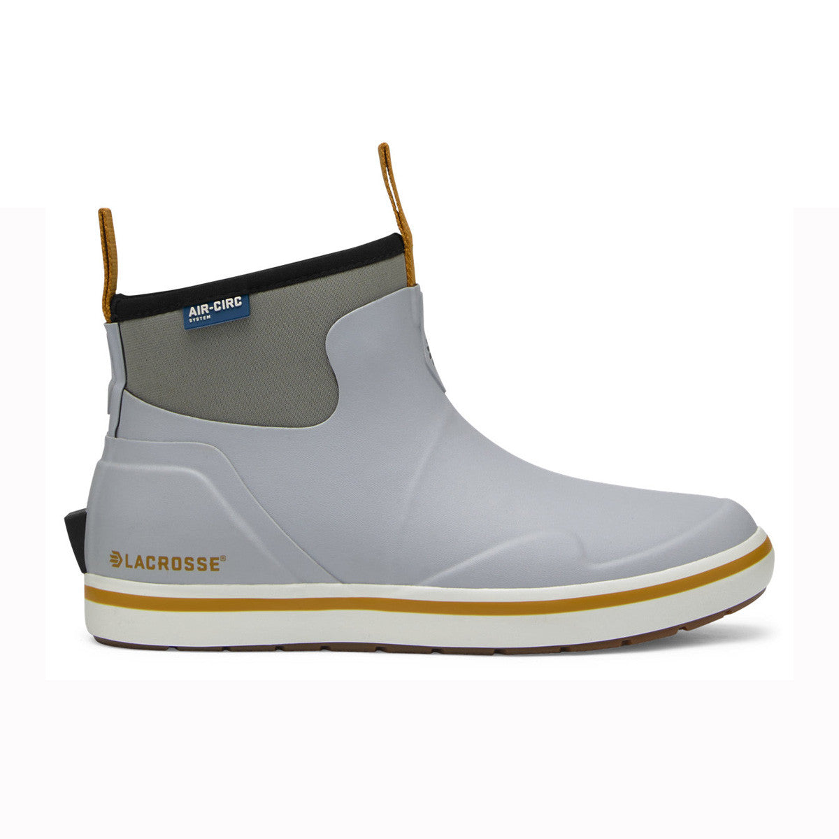 LaCrosse Women's 6" Alpha Deck Boot, Wild Dove Side Image