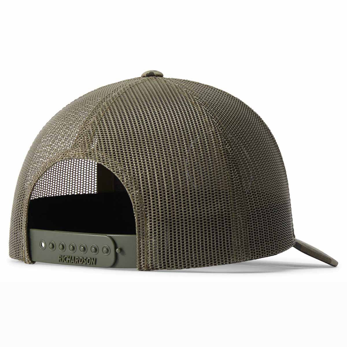 LaCrosse Mossy Oak Bottomland Rubber Patch Trucker Hat Back Image