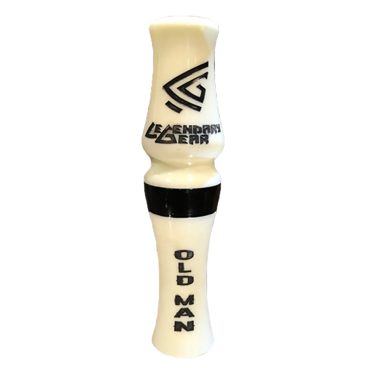 Legendary Gear Old Man Acrylic Canada Goose Call Image in Ivory Bird's Eye Maple