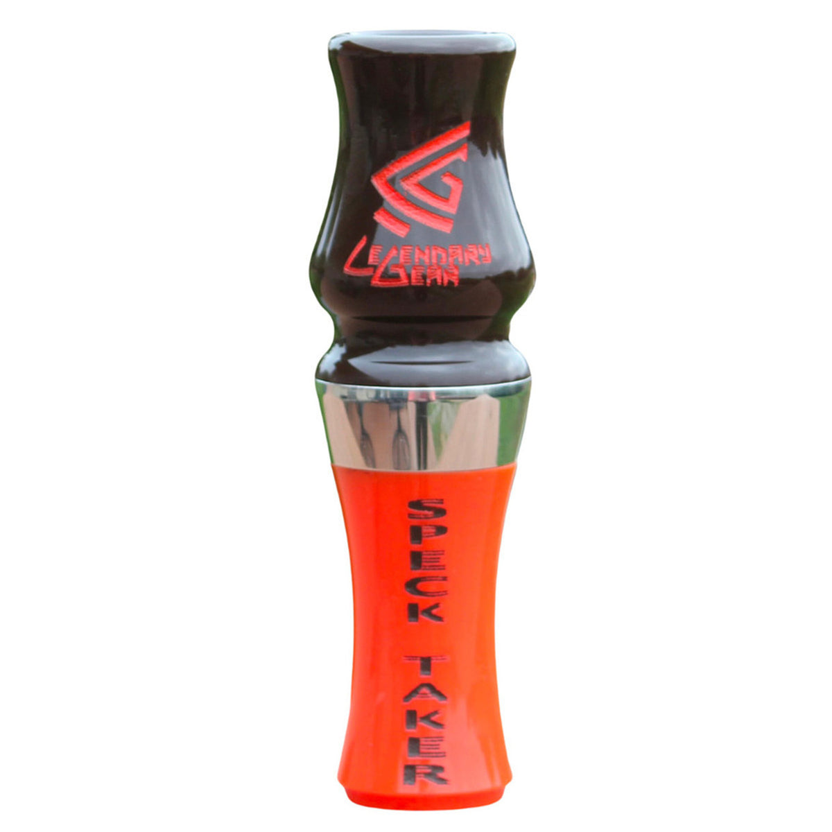 Legendary Gear Speck Taker Goose Call Image in UPS Brown & Red Leg
