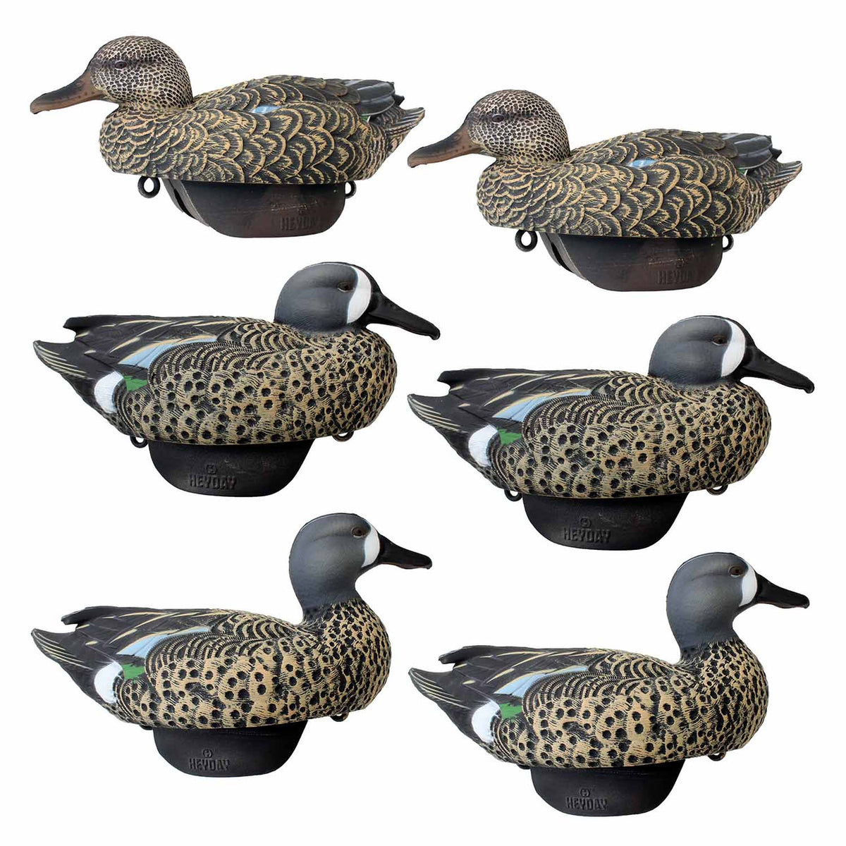 Heyday HydroFoam Blue-Wing Teal Duck Decoys 6 Pack Image