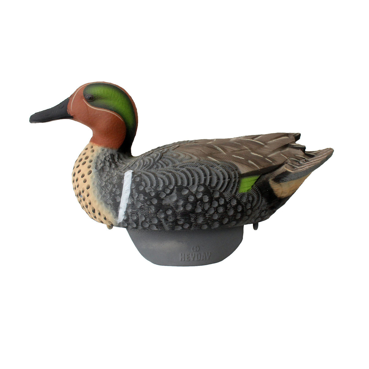 Heyday HydroFoam Green-Winged Teal Duck Decoy Drake High Head Image