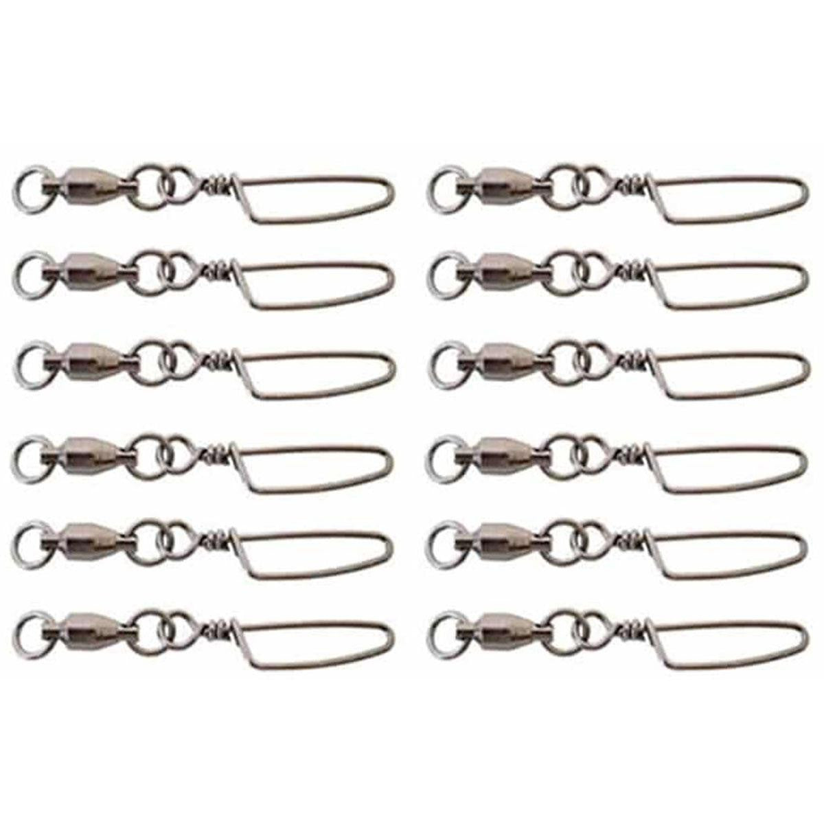Stainless Steel Swivel Clips - 12 Pack