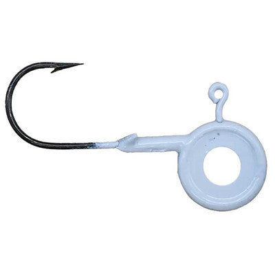 Image of the Eye Hole Pill Head Jig Head in White