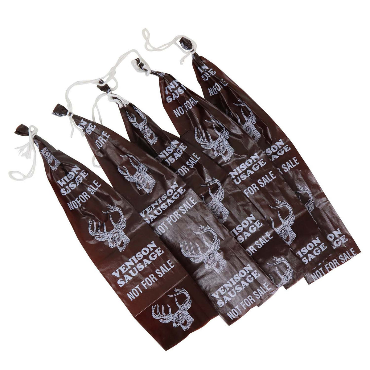 Image of the LEM 2-1/2" x 20 Mahogany Fibrous Casings, 10 count.