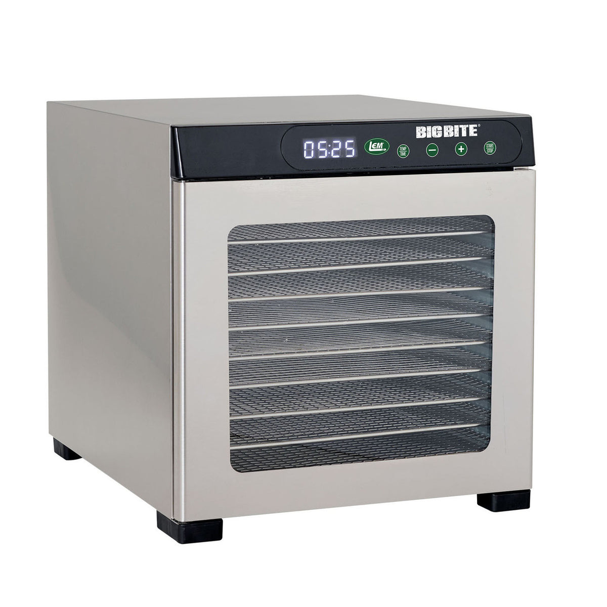 Image of the LEM BigBite 10-Tray Stainless Steel Dehydrator.