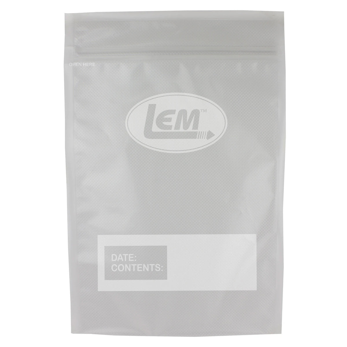 Image of the LEM MaxVac Zipper Top Vacuum Bags 8" x 12" Quart Size, 18 Count.