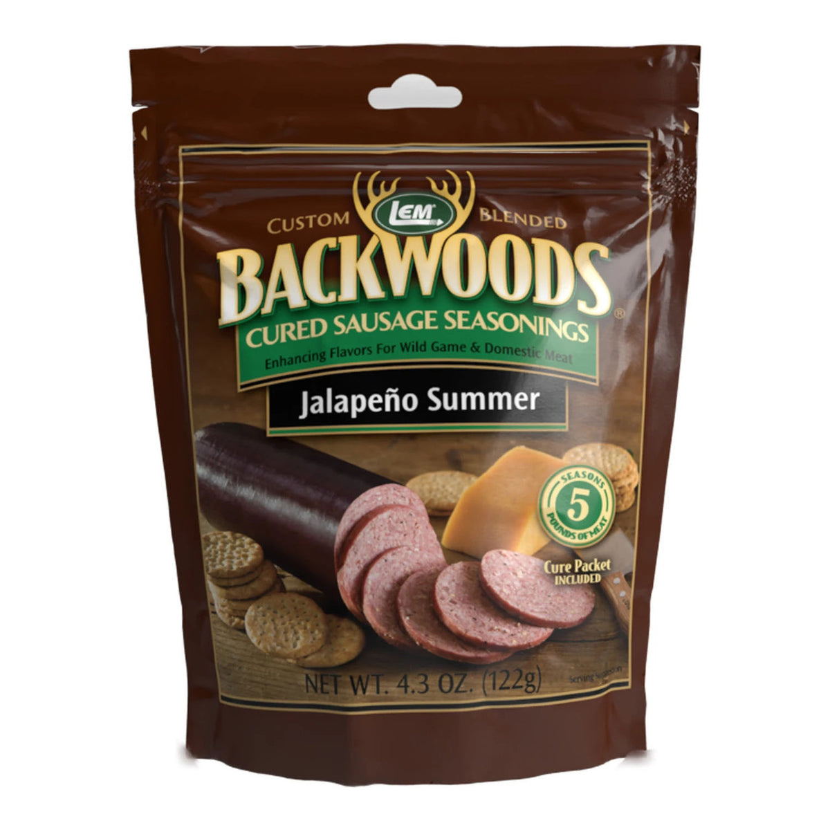 Image of the LEM Backwoods Jalapeno Summer Cured Sausage Seasoning for 5 Lbs.