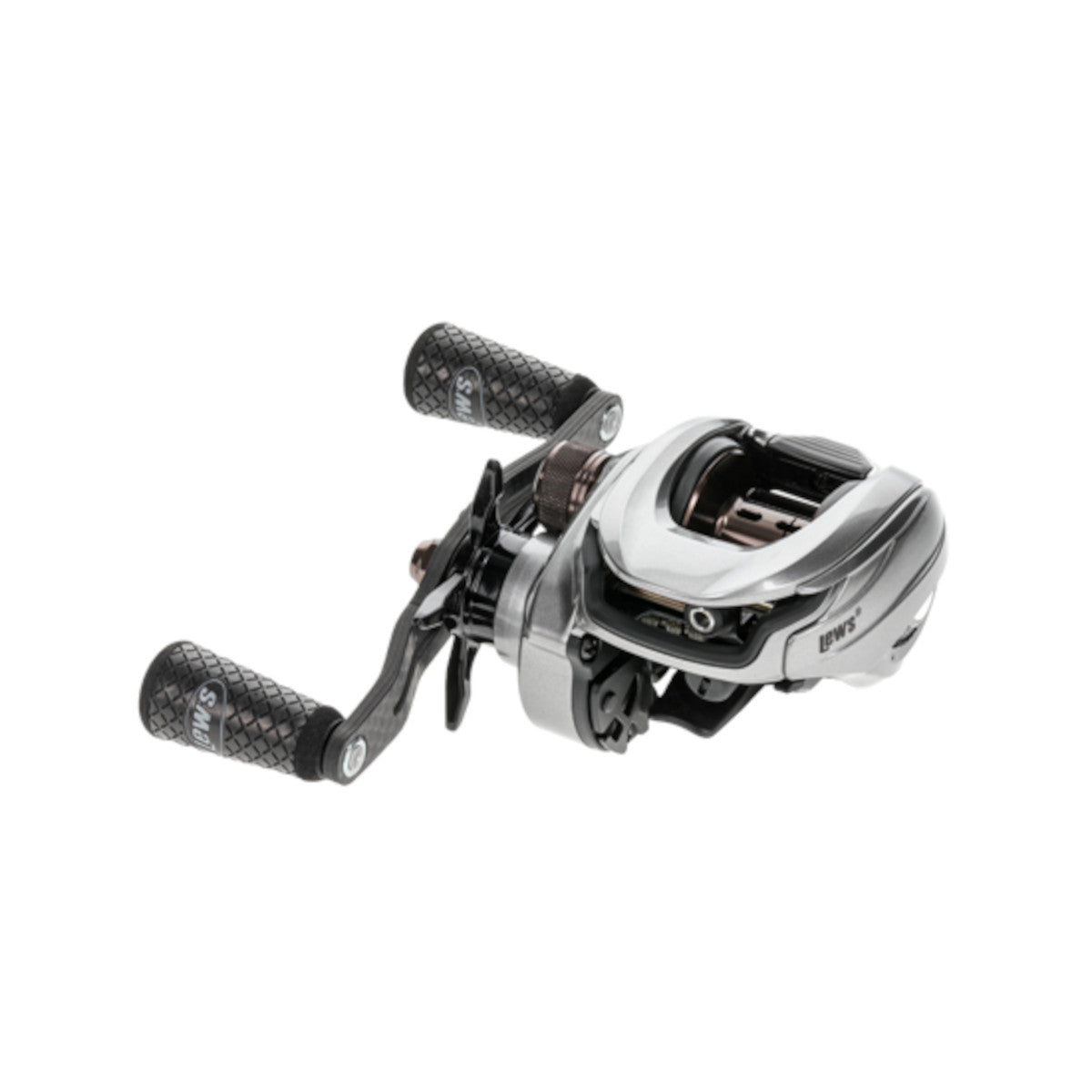 Left Side Image of the Team Lew's HyperMag Baitcast Reel.
