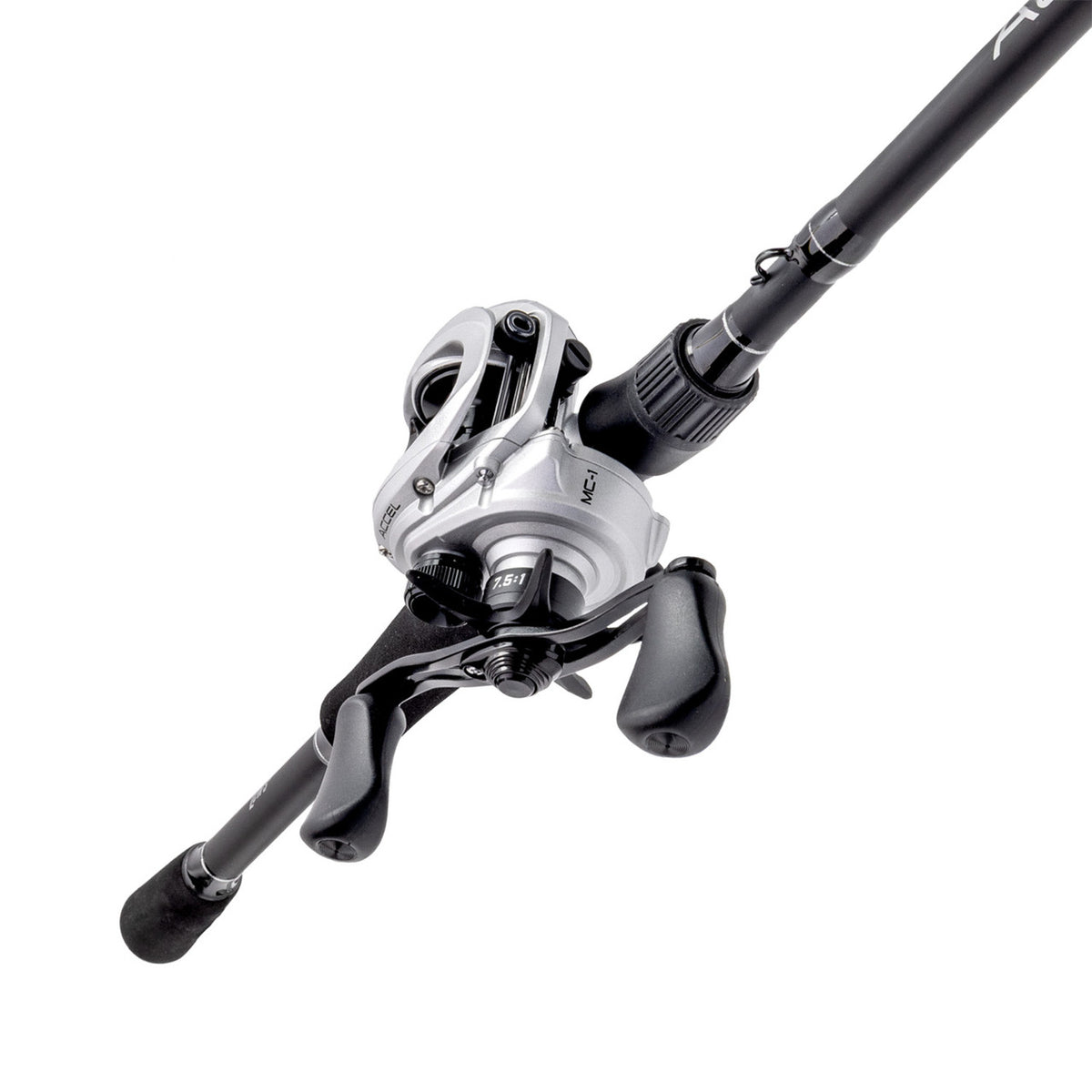 Lew's Accel Right Hand Baitcast Rod and Reel Combo close up image