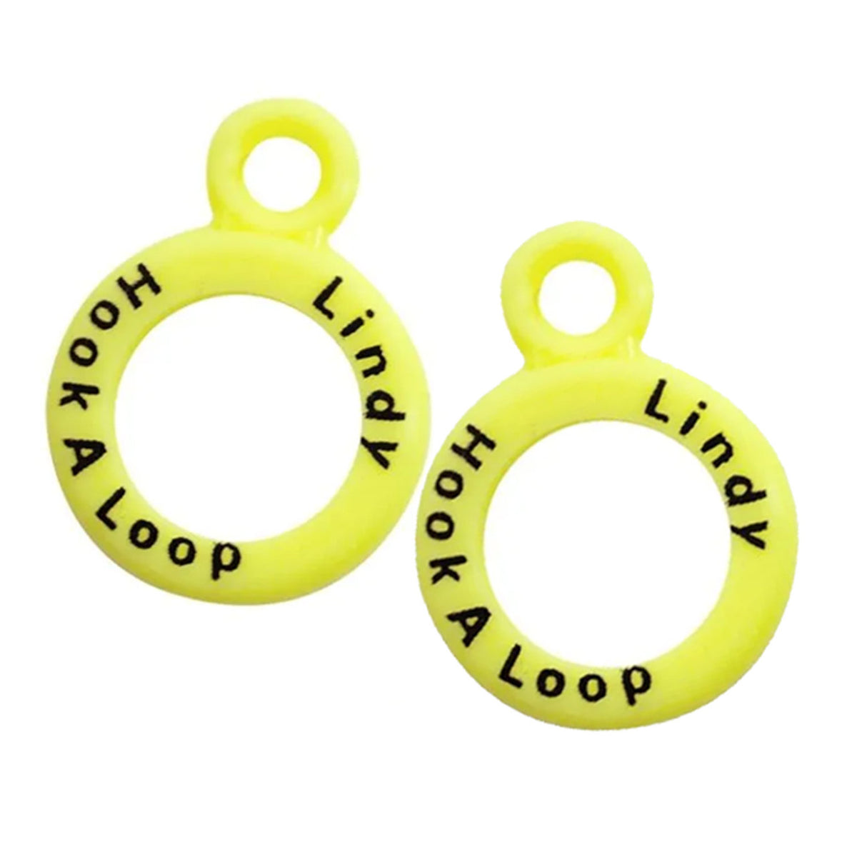 Lindy Hook-A-Loop Chartreuse Hook Keeper, 2 Pack Image
