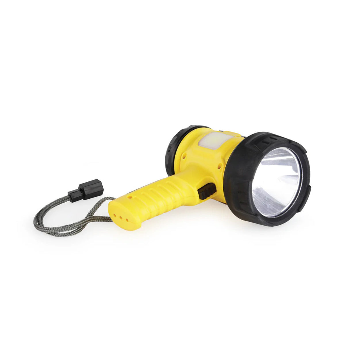 On the side image of the Luxpro XP790 Rechargeable LED Spotlight.