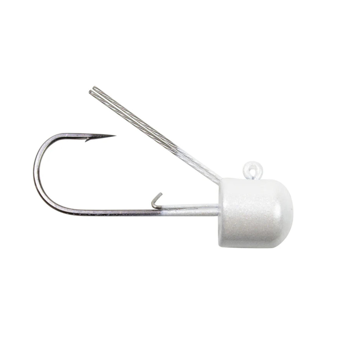 Image of the Lunkerhunt Weedless Mushroom Jig Head in White