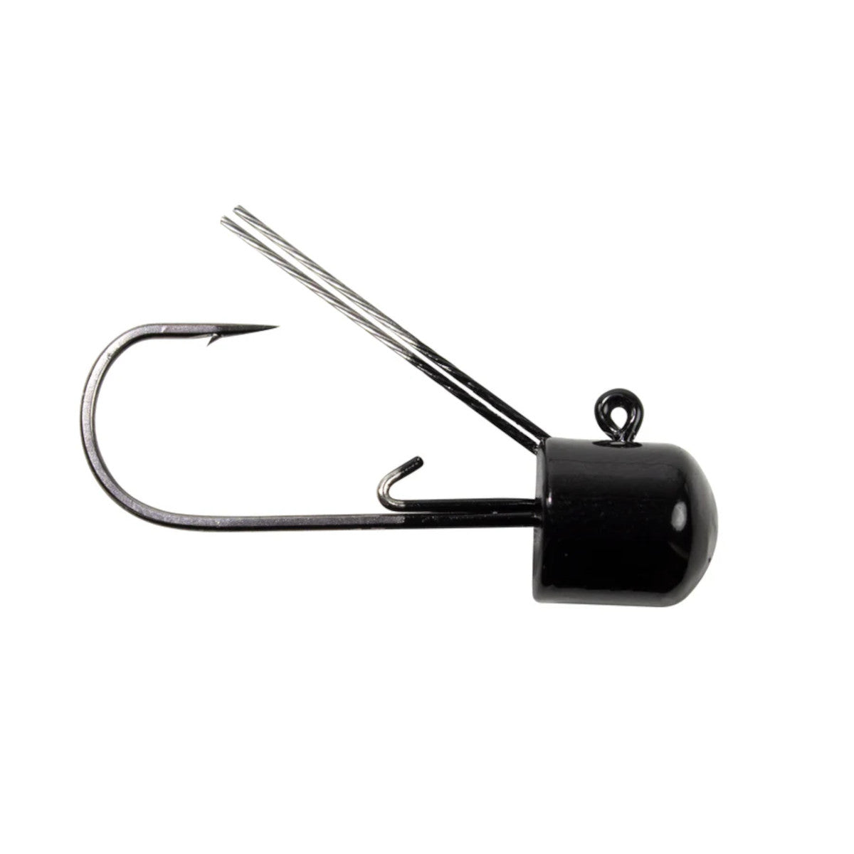 Image of the Lunkerhunt Weedless Mushroom Jig Head in Black