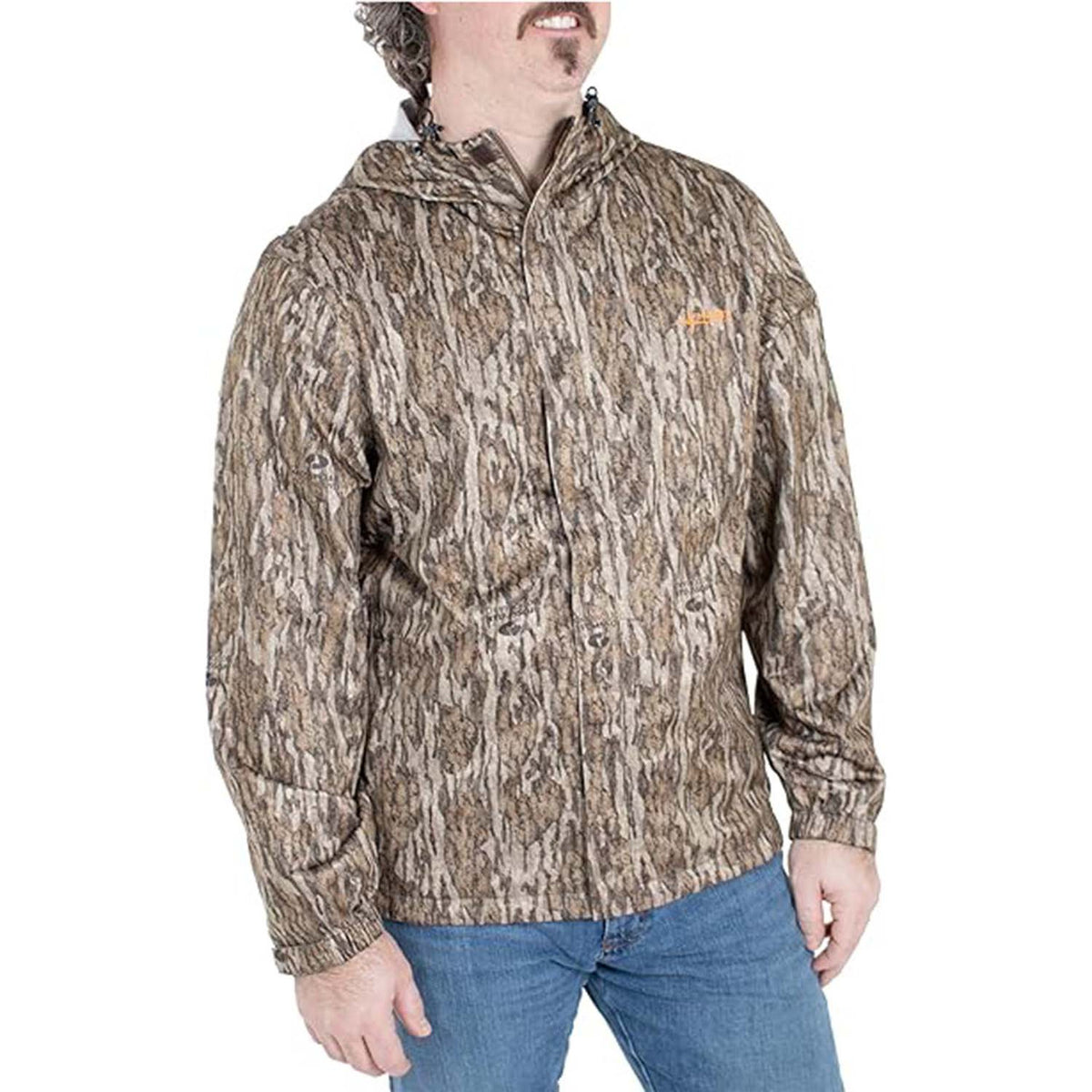 Habit Roaring Springs Packable Rain Jacket Front Model Image