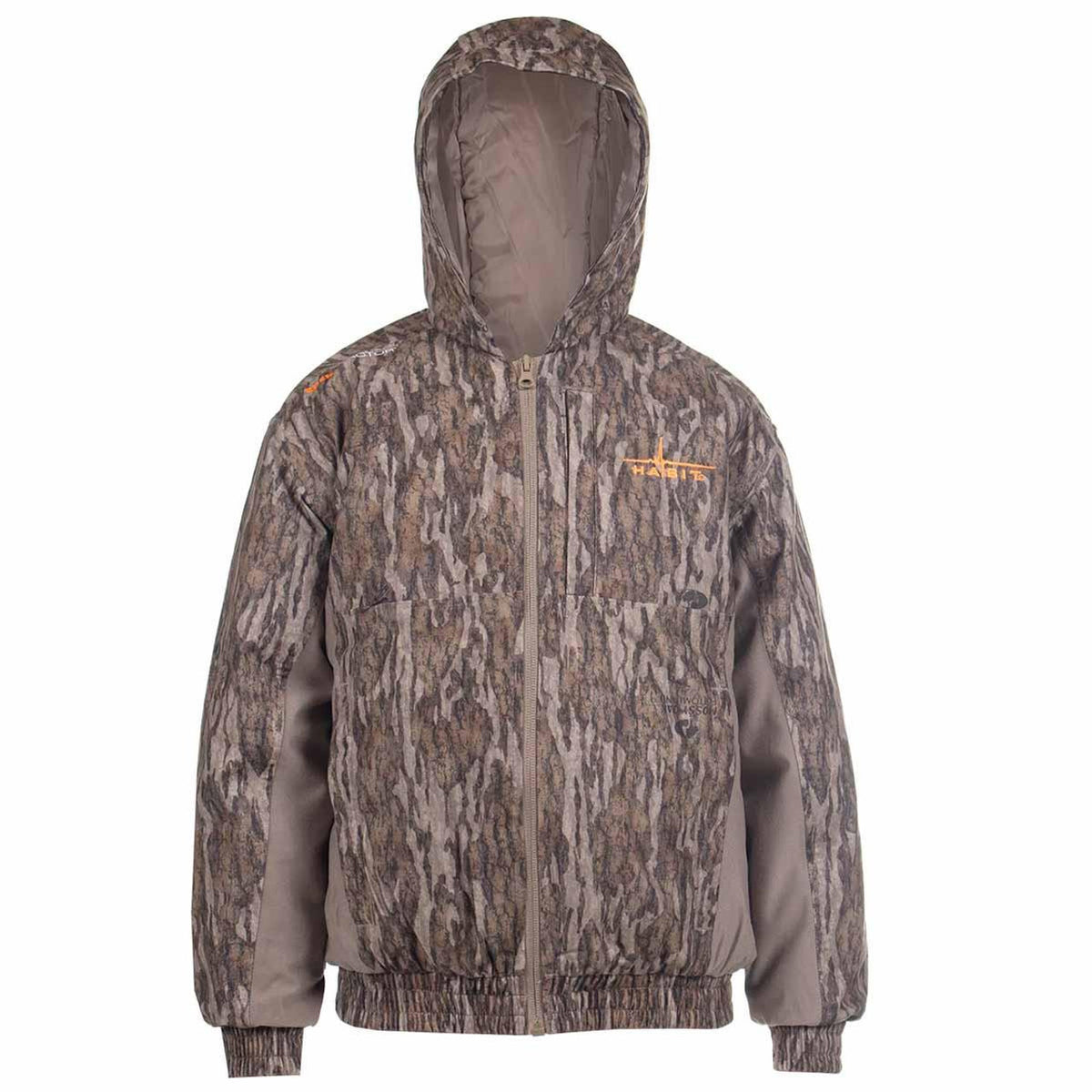 Habit Youth Cedar Branch Insulated Waterproof Jacket in Mossy Oak Bottomland