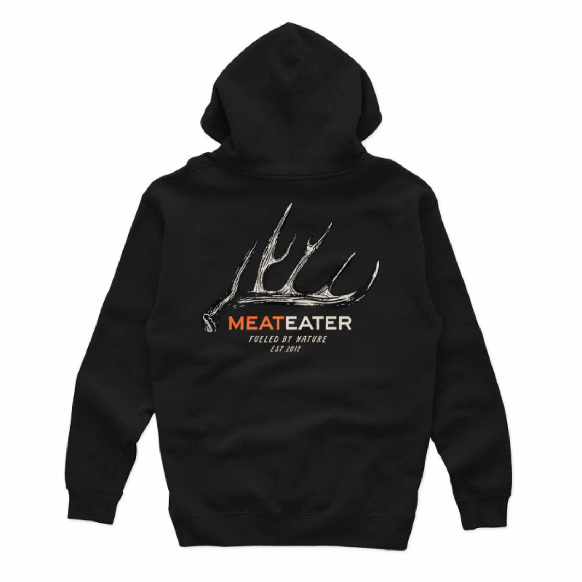 MeatEater Better Shed Hoody Back Image in Black