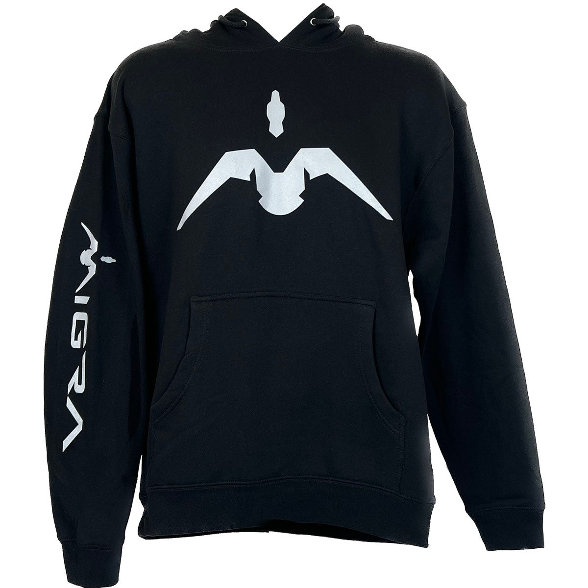 Front Image of the Migra Logo Heavyweight Hoodie.