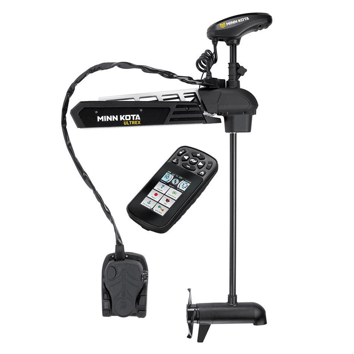 Main Product Image of the Minn Kota Ultrex Trolling Motor with i-Pilot Link and US2 Transducer.
