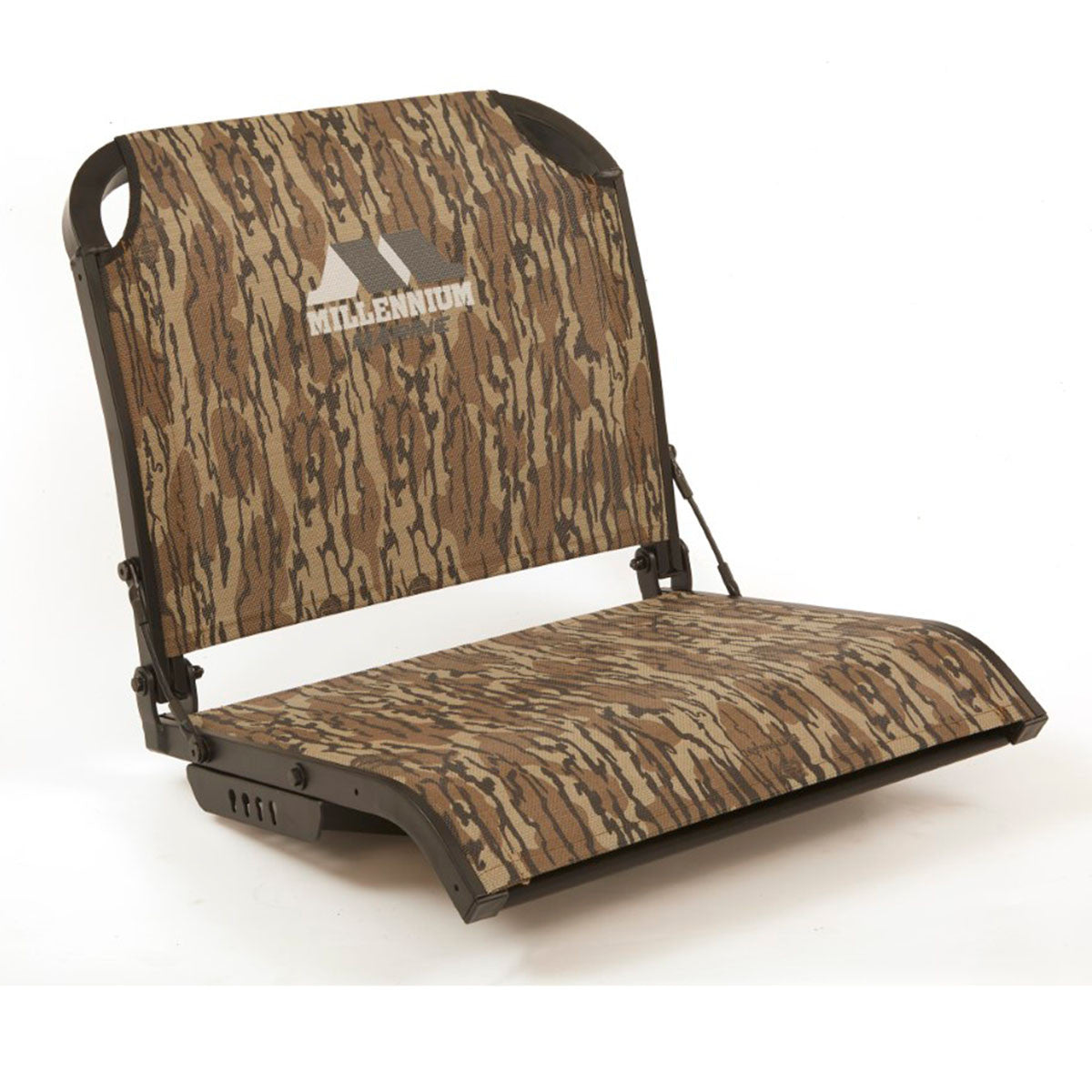 Millennium B-100 Marine Boat Seat in Mossy Oak Bottomland Image Green