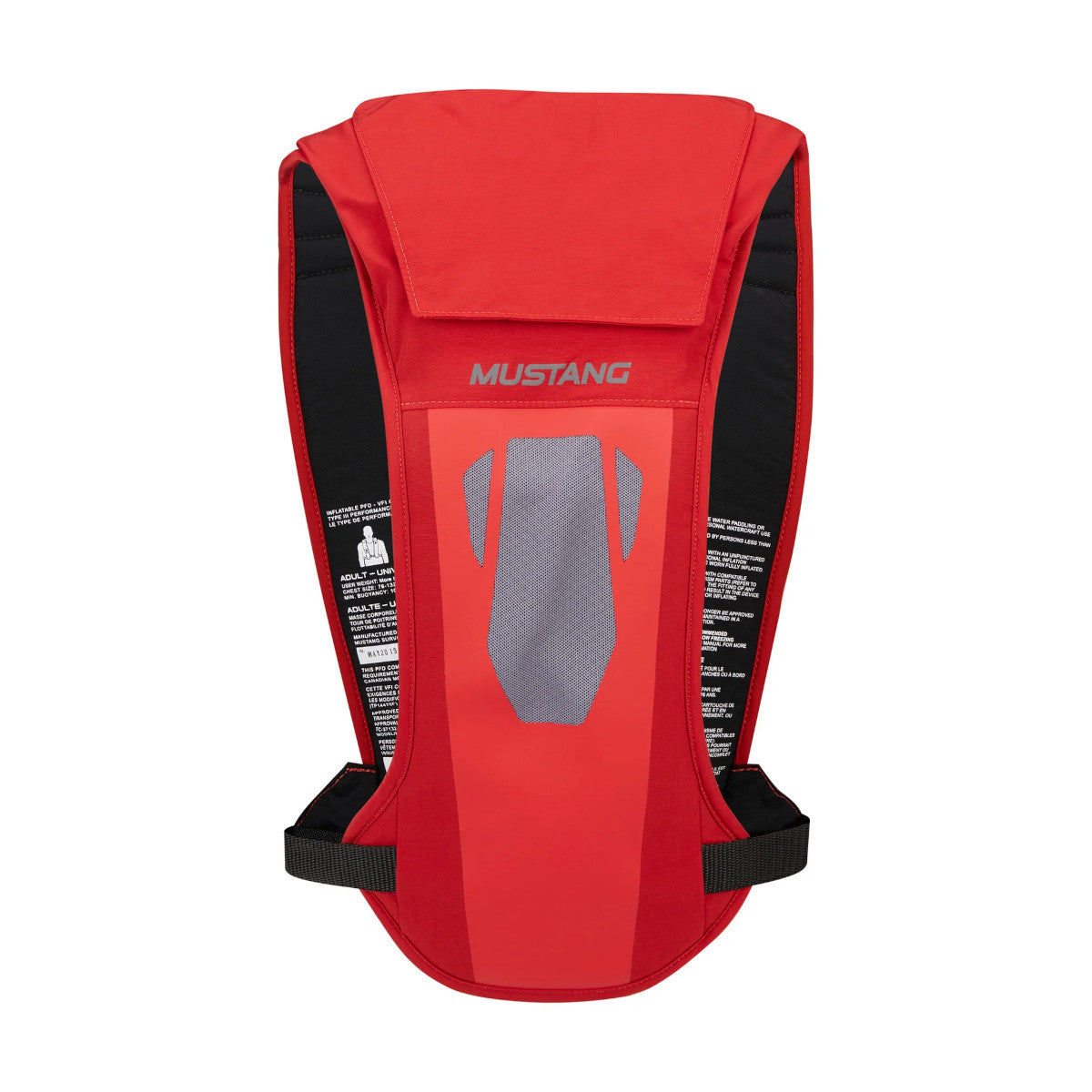 Elite 28 Hydrostatic Inflatable Pfd Bass Competition Colorway - Red Back View