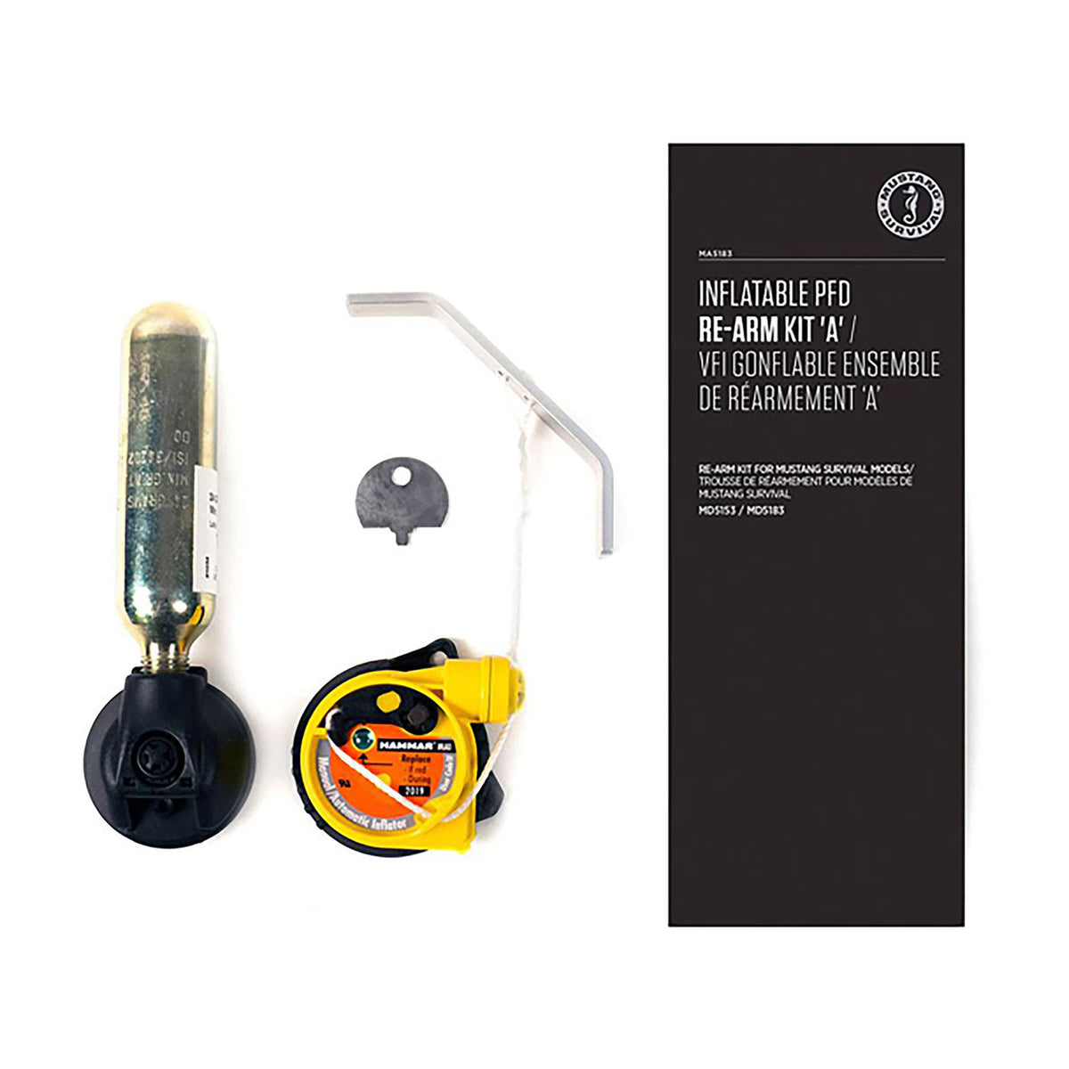 Image of the Mustang Survival Re-Arm Kit A - 24g Auto-Hydrostatic.