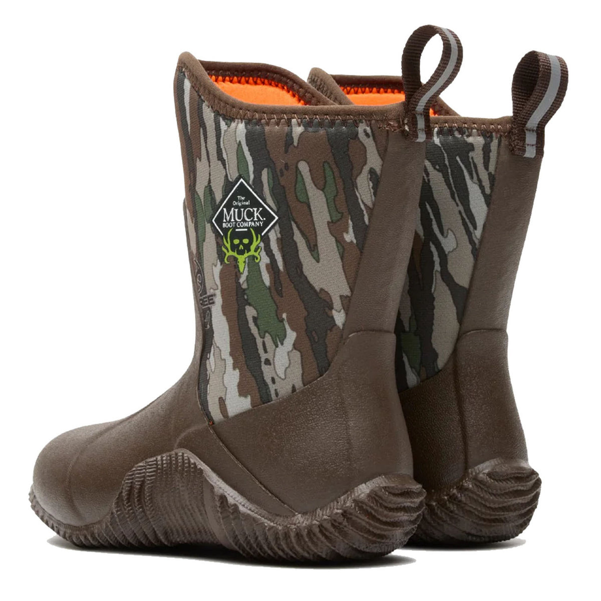 Muck Boots Youth Muck X Bone Collector Hale Pull-On Boots Back Pair Image