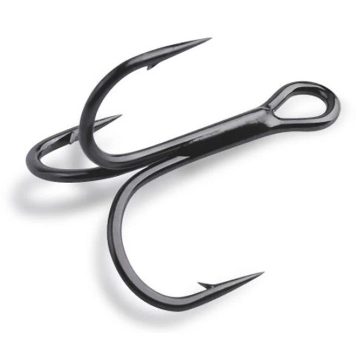 KVD Elite Round Bend Treble 1X Strong, Forged - Black Nickel