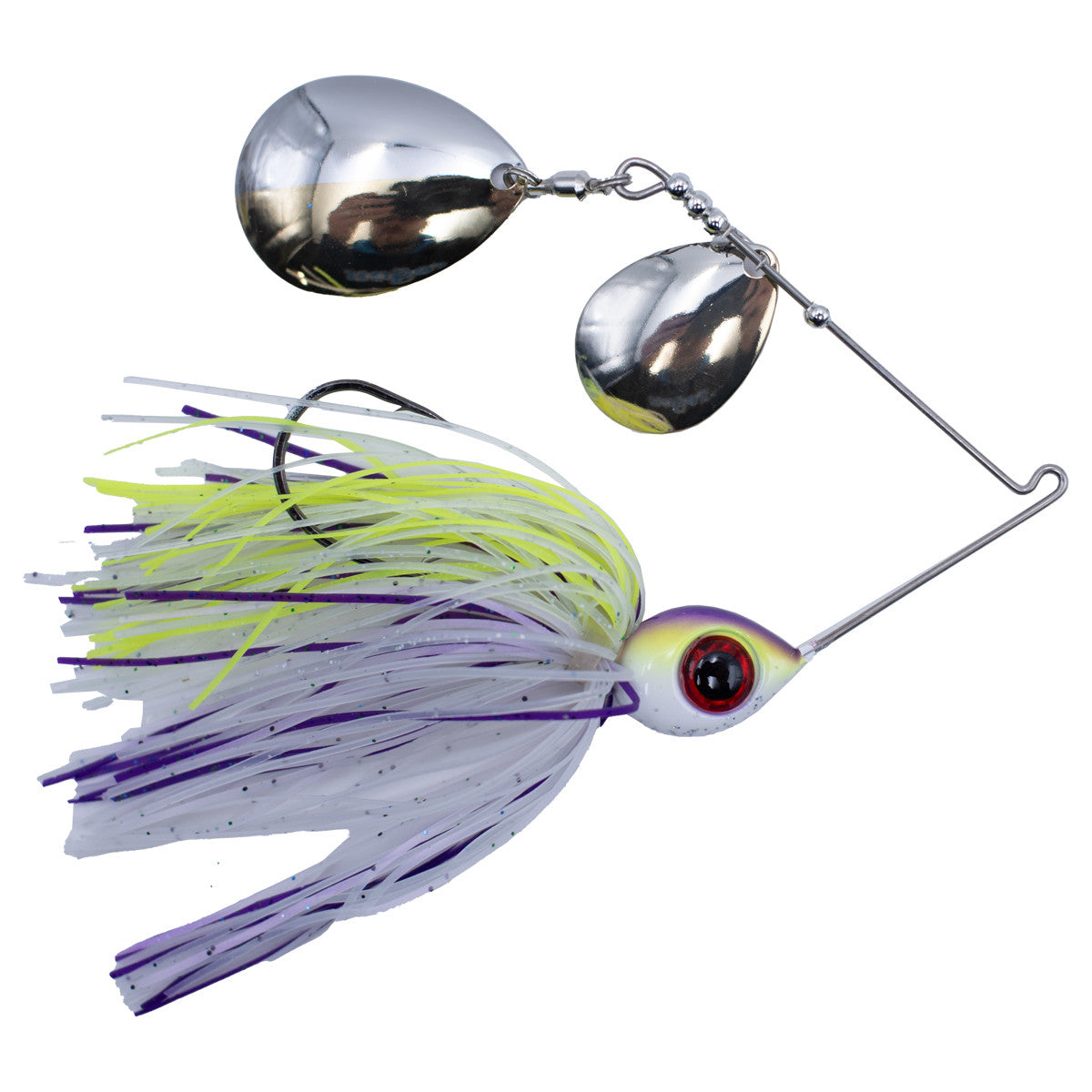 Head Hunter Lures Nasty 50/50 Double Colorado Spinnerbait Image in Purple Passion