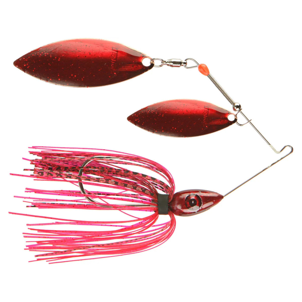 Image of the Pulsator Metal Flake Double Willow Spinnerbait in Red Shad