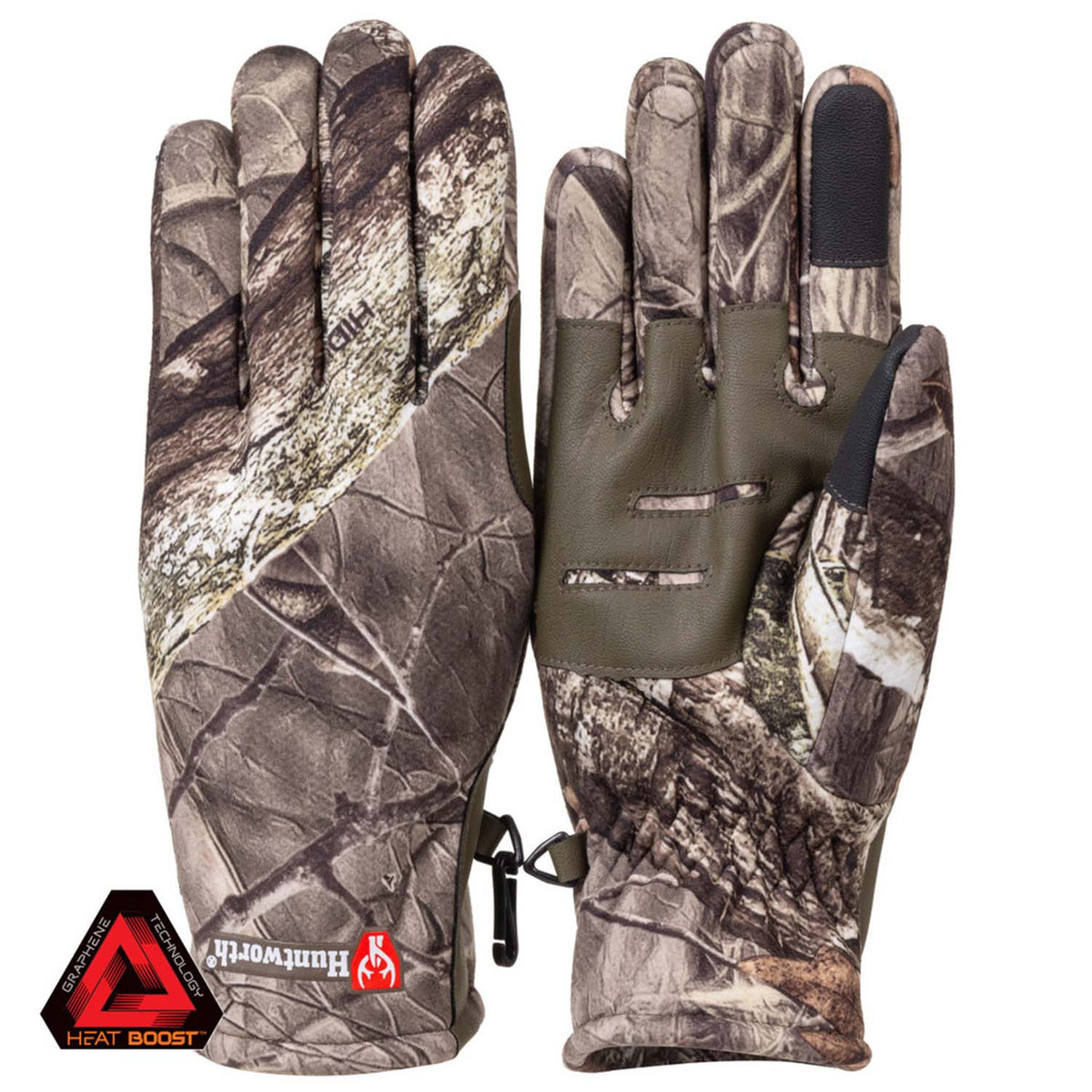 Image of the Huntworth Women's Midweight Heat Boost Tech Glove in Hiddn